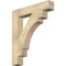Ekena Millwork Merced Block Rough Sawn Bracket, Douglas Fir, 4"W x 24"D x 28"H BKT04X24X28MRC05RDF - alternate 1